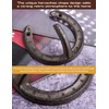 4 PCS Coat Hooks Cast Iron Wall Hooks Horseshoe Hooks