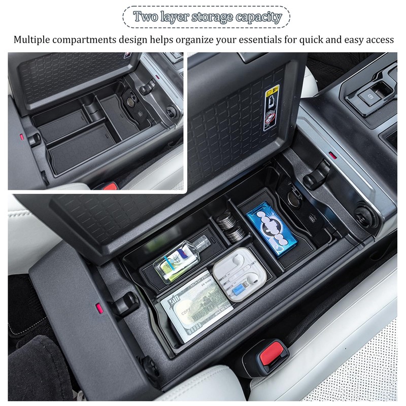 Center Console Organizer for Toyota RAV4 2026 2027 Accessories Storage