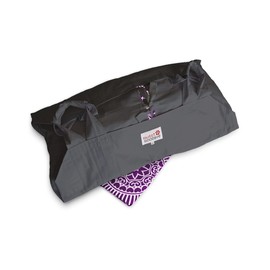 Sweet Goodbye Cocoon® - Eco-Friendly Pet Burial & Cremation Ceremony Kit (Classic Cotton)- Casket for All Sizes & Breeds - Dogs Cats Rabbits Birds & More (Choose Size & Color) (Small, Black/Magenta)