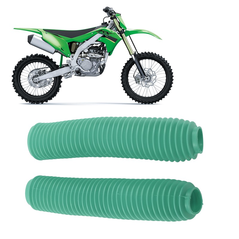 Pair Motorcycle Front Fork Shock Boots Dust Cover Replacement for