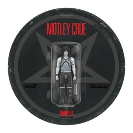 Super7 Motley Crue Reaction Figures Wave 02 - Tommy Lee (Shout at The Devil - Black & White) Action Figure