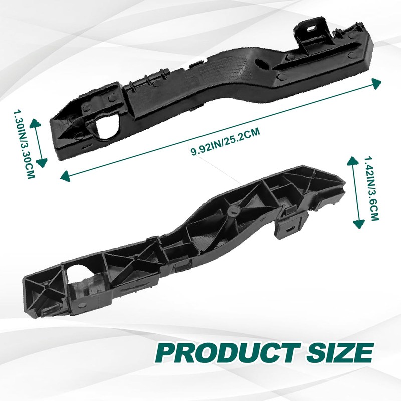 Front Bumper Bracket Support Set - Left & Right Pair