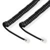 Uvital 5 Meters Telephone Phone Handset Cable, 2Pack RJ9 Coiled