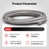EVIL ENERGY 6AN PTFE Fuel Line Kit,E85 Stainless Steel Braided