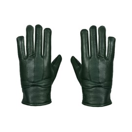 SixSigma Sports Ladies Winter Driving Leather Gloves Women - Quick Dry Soft Fleece Lined Thermal Gloves Womens Perfect For Driving Glove's - Ideal Gifts For Women (Green, Medium/Large)