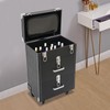 YIYIONCE Rolling Makeup Train Case Upgraded Professional Makeup Case 3