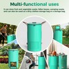SPONDWILD Compost Bins Outdoor 32 Gallon Reusable Garden Yard Waste