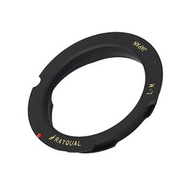Rayqual LM50-75L Domestic Lens Mount Adapter for Leica LM Ring 50-75 Infinite Lock Lever Lens (Half Cut)
