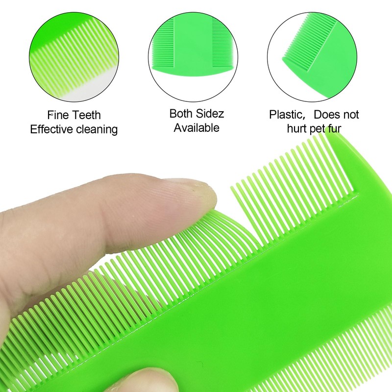 EUPSIIU 16 Pack Nit Comb, Double Sided Headlice Combs, Lice