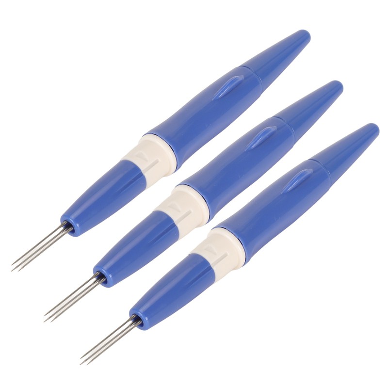 3Pcs Needle Felting Tools with 3 Needles Ergonomic Handle Pen