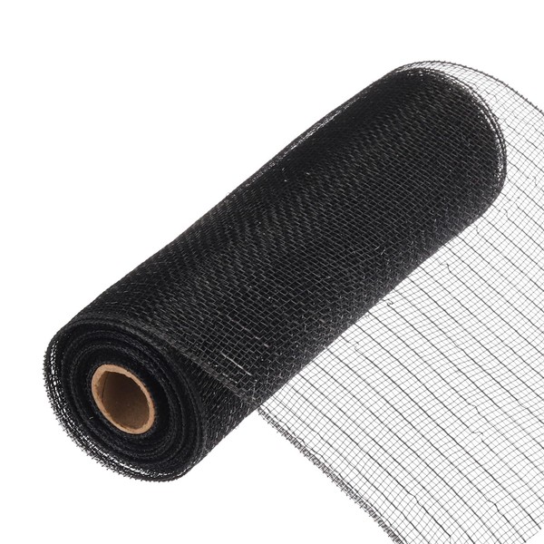 sourcing map 10 Inch Glitter Poly Burlap Mesh for Wreath,