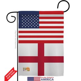 World Cup England USA Friendship Flag American Flag Banner Pack Wall Art Patio Lawn Garden Room Decorations Outdoor Tapestry Yard Signs FIFA Gifts Team Qatar Trophy Soccer Game Football Made in USA