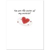 Planet Pluto Valentine's Day Card (4.25" X 5.5") by Nerdy