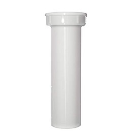 Plumb Pak PP15-6W Sink Strainer Tailpiece with, 1-1/2 in Dia X 6 in L, Threaded, Plastic