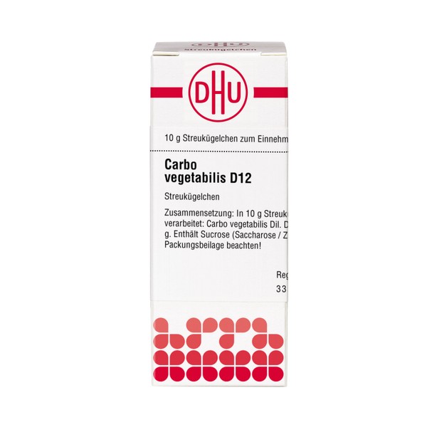 DHU Carbo vegetabilis D12 Streukügelchen, 10 g Globules
