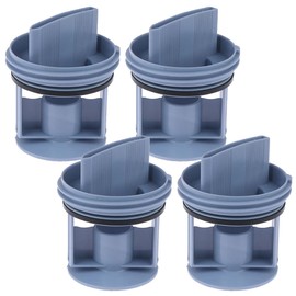 4Pcs Washing Machine Filter for Bosch WAE, CWF, WD7205, WM54850, WM1095/1065 Series 00647920/00605010/00602008, Washing Machine Drain Pump Fluff Filter for Siemens Easy Installation