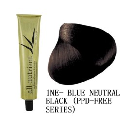All-Nutrient Permanent Cream Hair Color - 1NE Blue Neutral Black (PPD-Free)