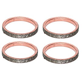 Set of (4) New Genuine Suzuki Exhaust Manifold Gasket GSX-R 600 750 1000 GSX GSR 4X 14181-46E10