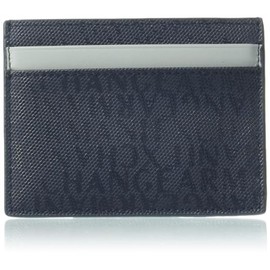 Armani Exchange Men's Logo Card Case Navy/Mirage Grey, One Size, Small