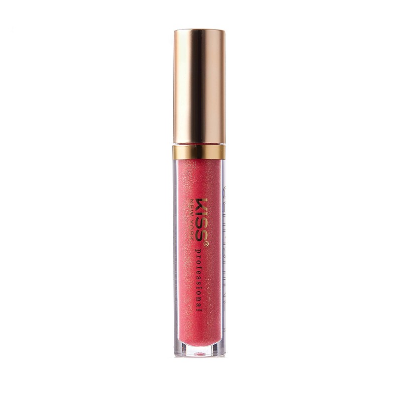 KISS Glam Shine Vita Lip Gloss (1 PACK, Orgasmic)