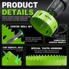 [8-in-1 Kit] Bi-Metal 2", 4", 6" Hole Saws + Drill