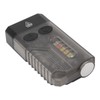 Mini Flashlight Portable Rechargeable Buzzer Alarm Keychain Light for Camping
