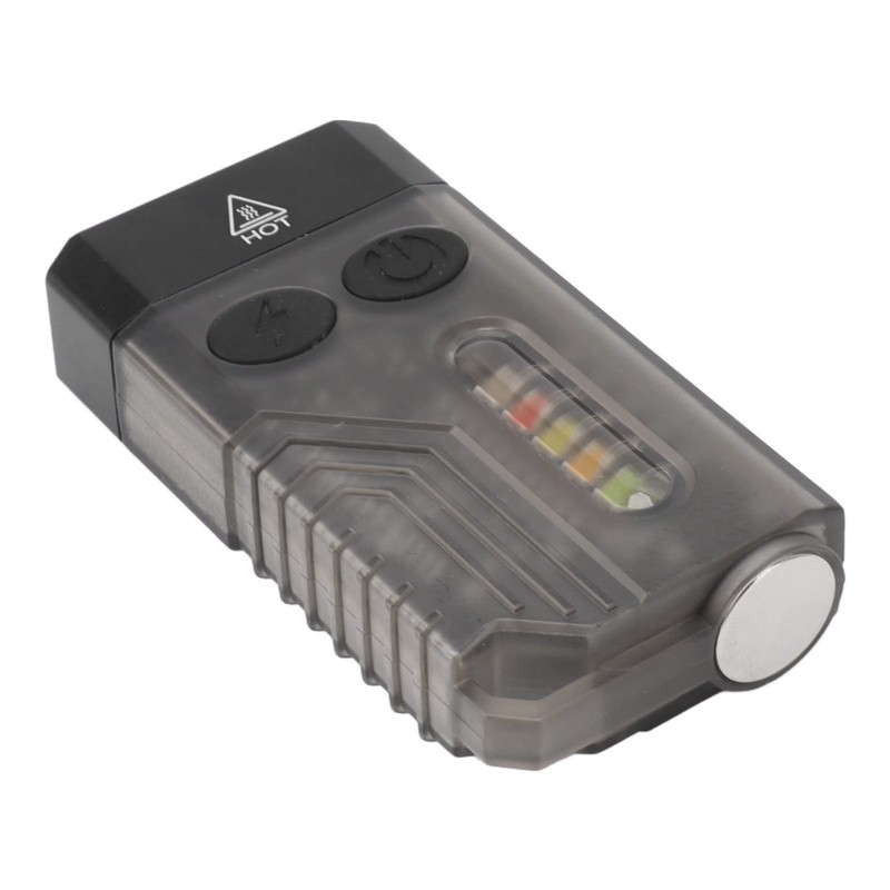Mini Flashlight Portable Rechargeable Buzzer Alarm Keychain Light for Camping
