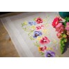 Vervaco Table Runner Kit: Violets, NA, 40 x 100cm