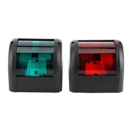 LED Boat Navigation Lights,5W IP65 Waterproof Red&Green Sidelights Marine Sailing Signal Lights Navigation lamp for Bow Side,Port,Starboard,Pontoons,Chandlery Boat,Yacht,Skeeter,DC 12V