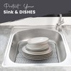 DecorRack Gray Sink Protectors for Kitchen, Plastic 12" x 11"