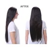 Onedor 24" Straight Synthetic Clip in Hair Extensions. 7 individual