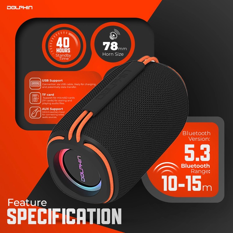 Dolphin® Audio DR30 Diver Sport™ 15-Watt-Contin