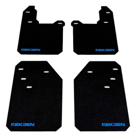 Rek Gen Mud Flaps compatible with Toyota Tacoma Gen3 (2016+) (Off-Road XL, Light Blue)