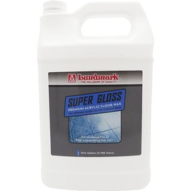 Lundmark Super Gloss Acrylic, Extra Heavy-Duty Hard Finish Floor Wax, 1-Gallon, 3202G01-2