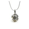 Solid Sterling Silver Turtle Harmony Ball Chime Pendant, Harmony Bola