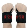 S&M Logistik Wrist Weightlifting Wraps for Bodybuilding, Rows, Weightlifting Curls
