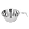 3 PCS Stainless Steel Camping Bowl Set Portable BBQ Folding