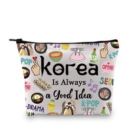 South Korea Travel Vacation Trip Souvenir Gift Korea Bachelorette Trip Gift South Korea Travel Accessory Bag for Korea Girls (Good Idea Korea EU)