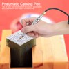 Pneumatic Carving Pen for Metal Porcelain Glass Plastic Wood Engraving