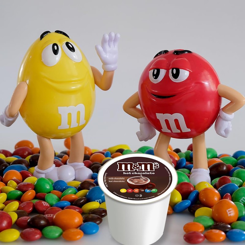 Milk Chocolate Single Serve M&M Hot Cocoa Pods, 18 Count
