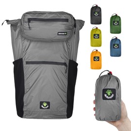 4Monster Foldable Backpack, Ultra Light, Unisex Daypack, Outdoor, 2-in-1 Belt Bag, Waterproof Hiking Backpack
