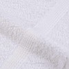 vidaXL Guest Towels, Set of 4, White, 30 x 50