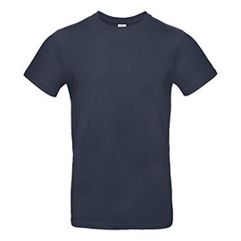B&C - Single Jersey Men's T-Shirt #E190 / Navy, XL, navy