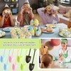 100 Pcs Plastic Mini Ice Cream Dessert Spoon Shovels Pudding