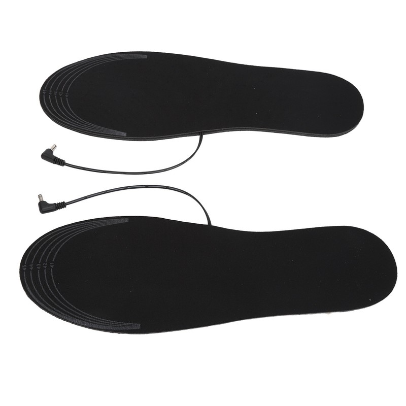 2Pcs Heated Insoles L Size USB Plug in Washable Foot