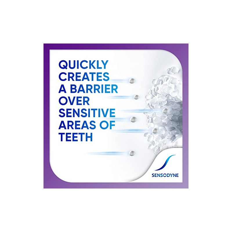 Sensodyne Rapid Relief Sensitivity Toothpaste for Sensitive Teeth, Extra Fresh,