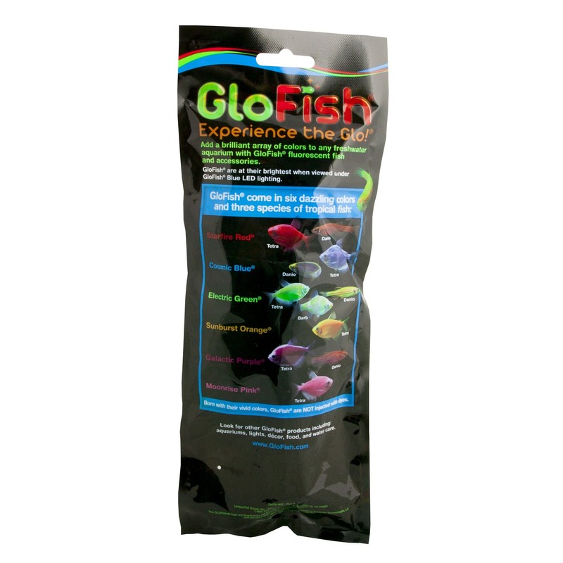 GloFish Fluorescent Plant, Blue Small, Aquarium Décor, Fluoresces Under Blue