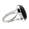 I-be, Onyx Gemstone Ring Oval 925 Sterling Silver, 104412/13 x