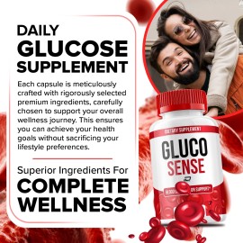 GlucoSense (3 Pack) GlucoSense Capsules – Gluco Sense All Natural Glycogen Support