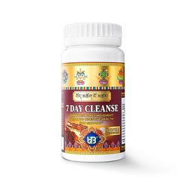 UQB 7 Day Cleanse with Herbal Saffron & Fo-Ti – Advanced Gut Detox Formula – Natural Bowel Support – 60 Capsules:_A bottle